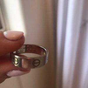 CARTIER love ring size 7.5